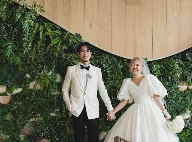 お二人らしいラグジュアリーコーデWedding☆の挙式実例画像