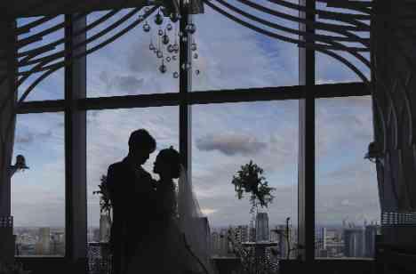 夜景 ×　韓国風Wedding°˖✧の挙式画像