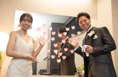 シックで落ち着きのあるPOPUP♡WEDDINGの挙式画像