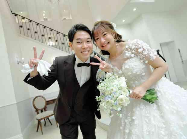 愛犬も一緒に楽しむみんなが主役の結婚式の挙式実例画像