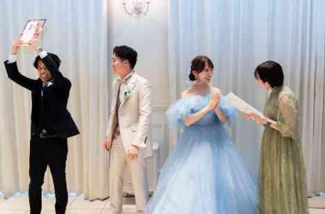 にぎやか&華やか!ゲストと楽しめる結婚式の披露宴画像