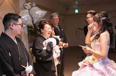 スヌーピーwedding♡の披露宴画像