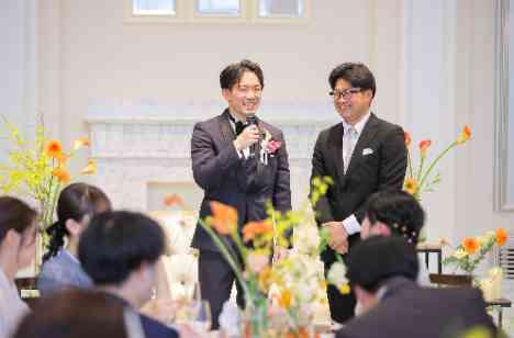 堅苦しくない私たちらしい一日をゲストと一緒に…!の披露宴画像