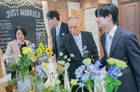 笑顔と祝福に包まれたアットホームWedding♡の披露宴画像