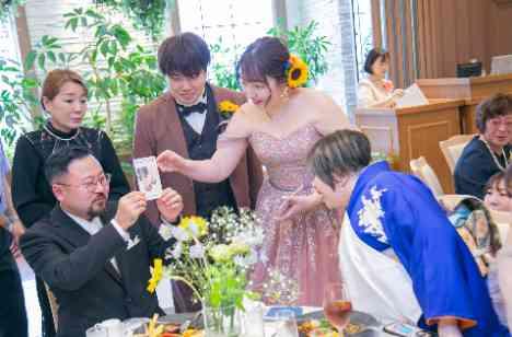 笑顔と祝福に包まれたアットホームWedding♡の演出画像