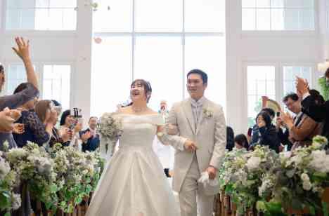 たくさんの『ありがとう』が溢れた結婚式の挙式画像