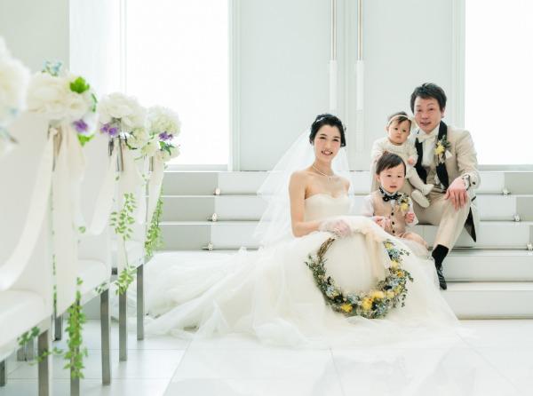 結婚式で家族の幸せをお披露目！の挙式実例画像