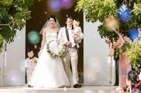 結婚式で家族の幸せをお披露目！の挙式画像