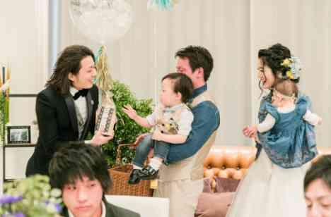 結婚式で家族の幸せをお披露目！の演出画像