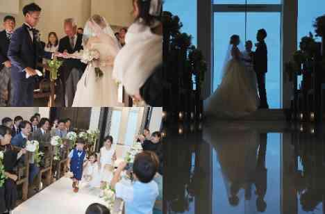 好きなことを詰め込んだパパママWeddingの挙式画像