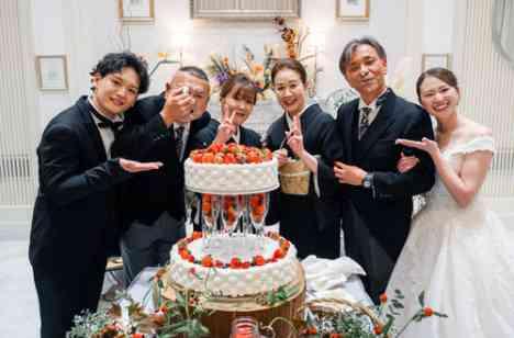 おふたりもゲストも温かいウェディングパーティーの演出画像
