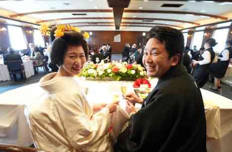 【和の美しさが際立つ】桜の三嶋大社婚の披露宴画像