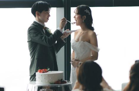 ゲストとの特別な時間を大切にしたWeddingの挙式画像