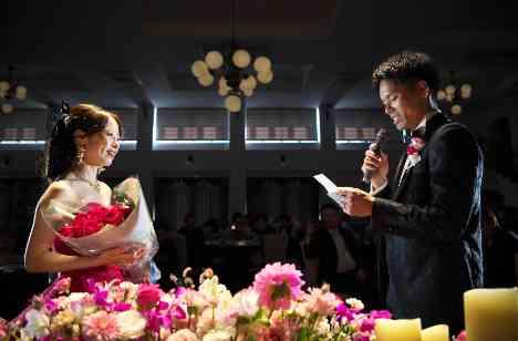 笑って、泣いて、また笑う!笑顔と感動の結婚式の演出画像