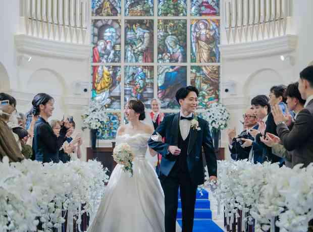 みんながリラックスして楽しんだ、笑顔溢れる結婚式の挙式実例画像