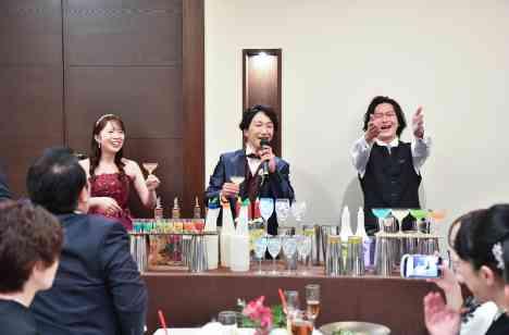 大好きな人たちと"集まりたい"が形になった結婚式の演出画像