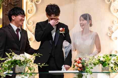 ゲストとともに紡いだ、心あたたまる結婚式の挙式画像