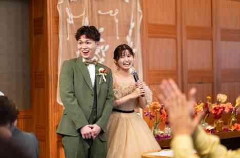 ゲストとともに紡いだ、心あたたまる結婚式の披露宴画像