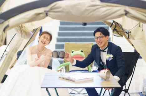 キャンプ好き新郎新婦の一棟貸切オリジナルウェデングの準備・打ち合わせ画像