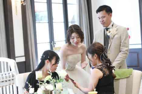 一人ひとりへ想いを届ける、ファミリー結婚式の披露宴画像
