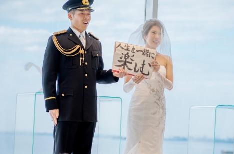 自然×ポッキーWeddingの挙式画像