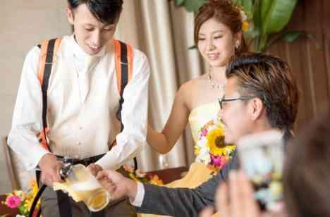 家族3人でリゾート婚☆の演出画像