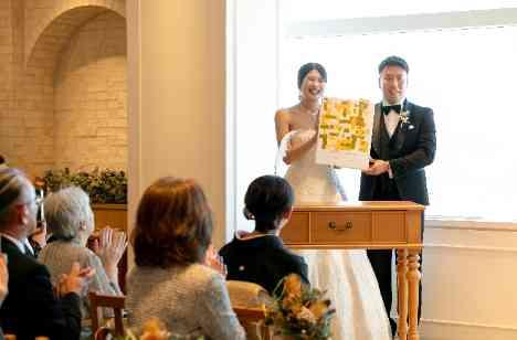 結婚式はLIVE会場⁉推し活ウエディングの挙式画像