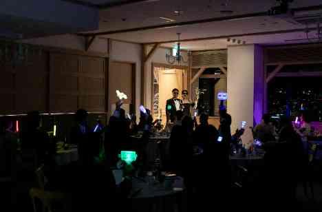 結婚式はLIVE会場⁉推し活ウエディングの披露宴画像