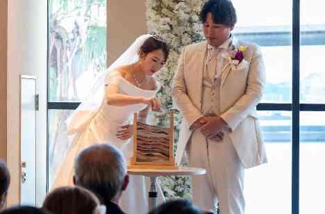 おふたりオリジナルの演出が盛りだくさん!!の挙式画像