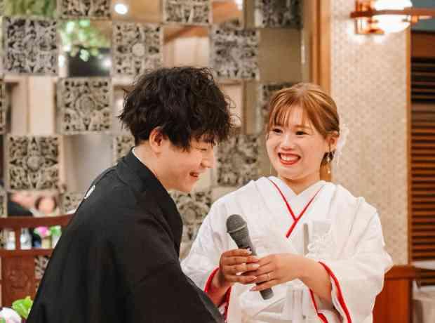 未来は無限信頼と愛を永遠にテーマ：『∞-永遠-』の挙式実例画像