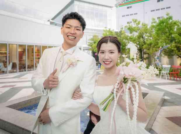 お二人らしいユーモアと感動に溢れた結婚式♡♡♡の挙式実例画像