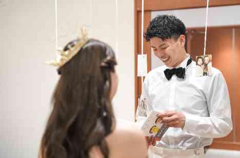 お二人らしいユーモアと感動に溢れた結婚式♡♡♡の演出画像