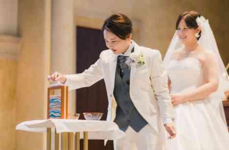 一生に一度、最強最幸笑顔の1ページ！の挙式画像