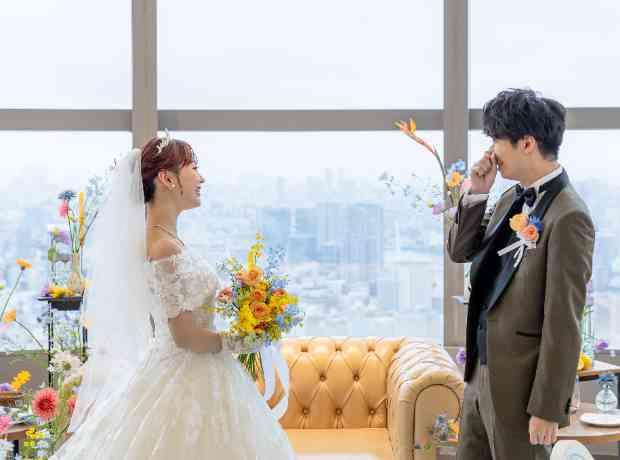 .˖♡空に浮かぶ白亜のチャペルで誓う♡˖.の挙式実例画像