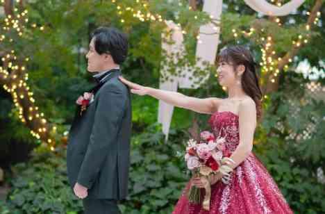 紅葉ガーデンが織りなす良い夫婦の日Weddingの演出画像