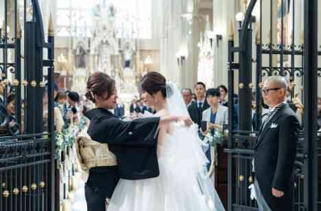 自分たちも参列者もとにかく楽しむ!結婚式の挙式画像