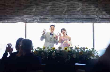 自分たちも参列者もとにかく楽しむ!結婚式の披露宴画像