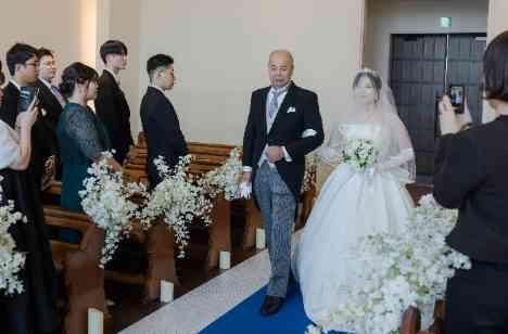 おふたりオリジナルティ溢れるご結婚式♡の挙式画像