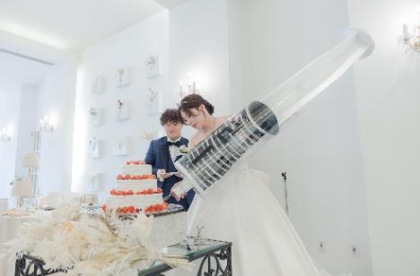 おふたりオリジナルティ溢れるご結婚式♡の披露宴画像