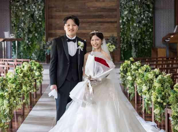 ゲスト想いなおふたりならではの結婚式の挙式実例画像