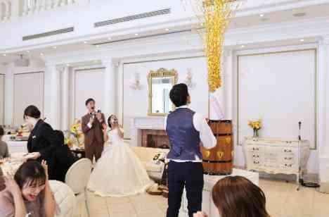 自分たちらしさを大切にしたオリジナルWeddingの披露宴画像