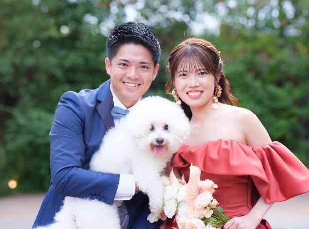 穏やかで癒される空間になったゆったりWeddingの挙式実例画像