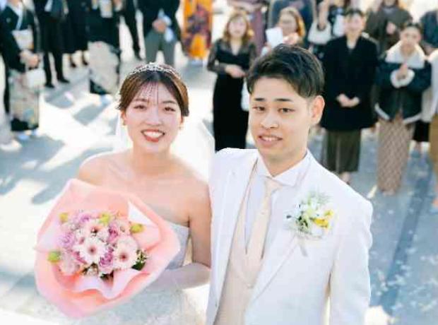 これからもずっと続く二人のはじまりの日♪の挙式実例画像