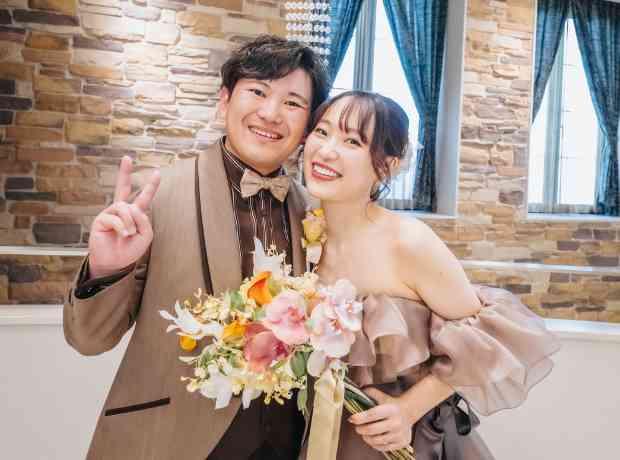 自分たちもゲストも楽しく笑顔になれる結婚式！の挙式実例画像