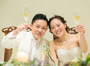ワインとミュージカルのマリアージュWEDDINGの挙式実例画像