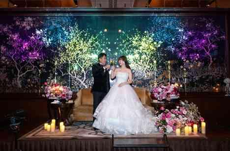 上質な空間で叶えた自分たちの理想の結婚式の演出画像