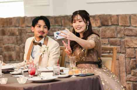 【アットホームWedding】いつも通りの自分たちの披露宴画像
