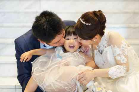 笑顔がつなぐ家族のかたち|家族3人で叶えた結婚式 の準備・打ち合わせ画像
