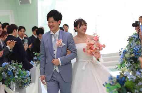 地元の仲間たちとhappy wedding!の挙式画像