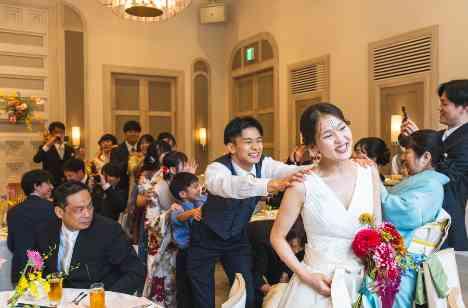 軽井沢の自然に包まれて、ゲスト全員が主役の一日の披露宴画像